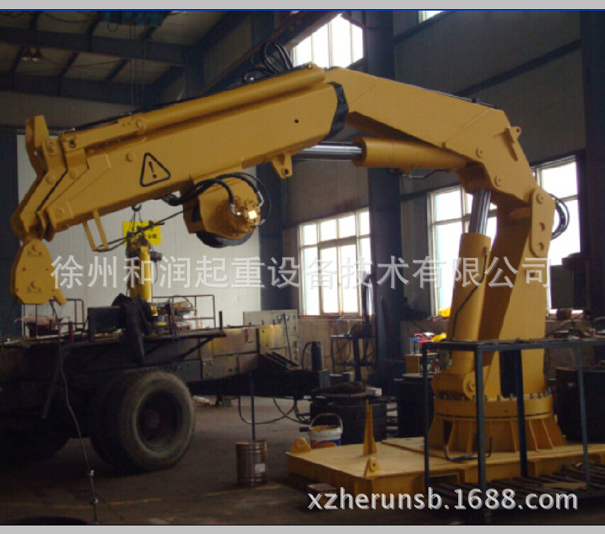 20吨船吊折臂式船用吊机 折臂吊厂家 随车吊 船尾吊 克令吊