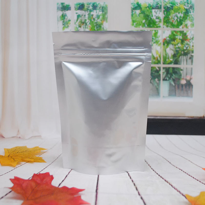 铝箔自立自封袋 立体拉链袋 塑料食品包装袋 现货供应可印刷定制