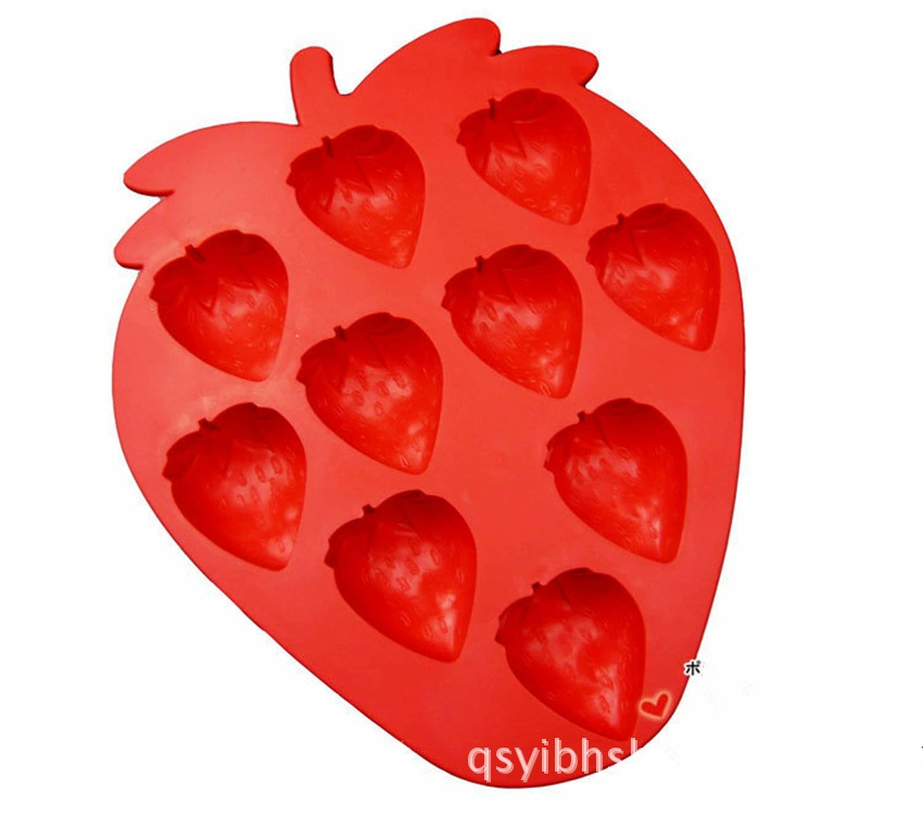 Лед, силиконовая клубника, форма, DIY