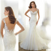 The new wedding dress and fashion lace halter wedding fishtail shoulders high-end