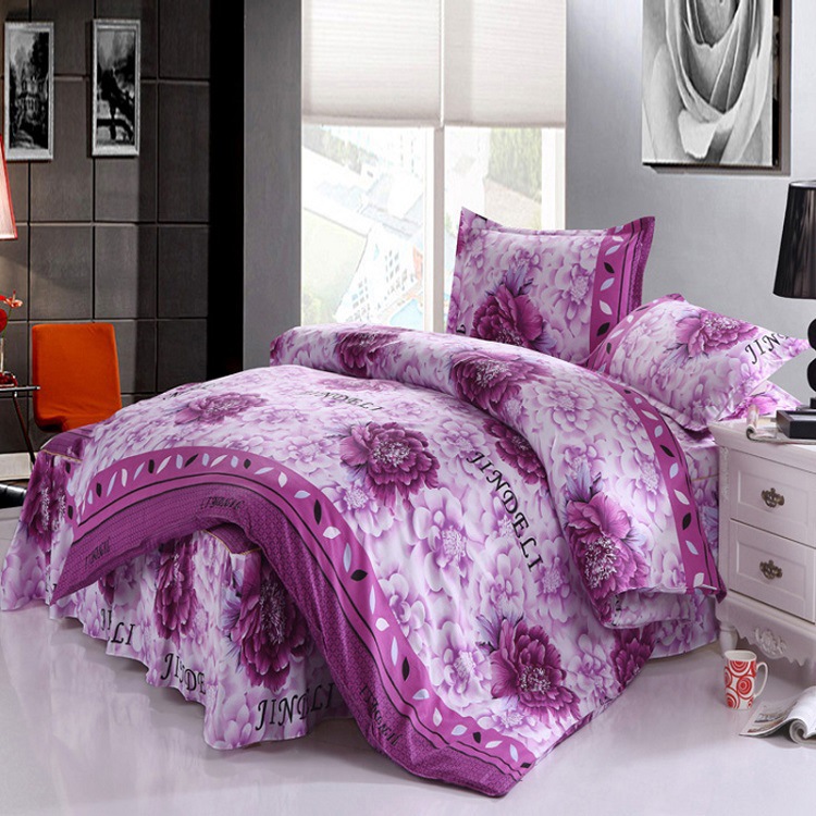 2020新款厂家热销床单支持植物图案床罩热卖钻石绒被单花色多选|ru