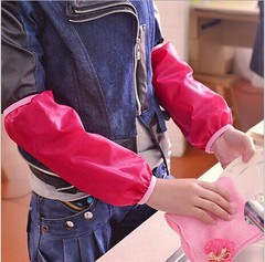 Fresh Oxford Cloth Sleeve Covers with Thickening Waterproof Anti-stain - Suitable for Housework and Office, Long and Short Styles, Washable