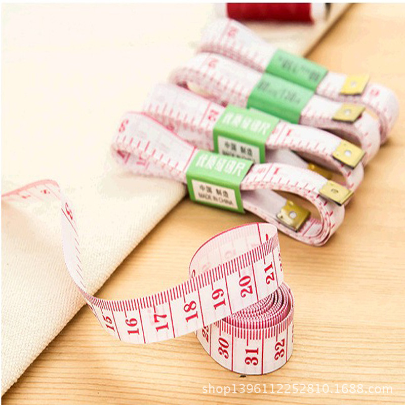 厂家直销 日常居家实用软尺缝纫尺 皮尺量衣尺塑料量体尺子批发