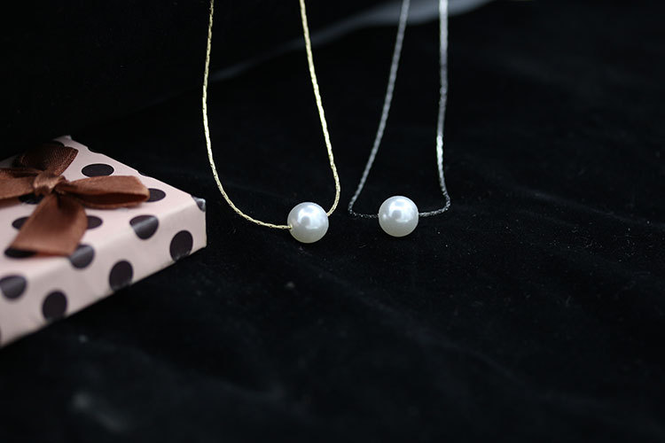 fashion pearl clavicle necklace