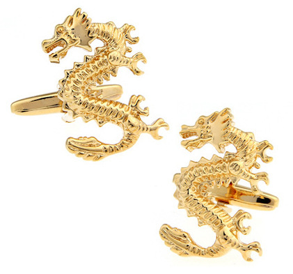 French animal paint series Chinese style totem golden dragon cuffs cuffs cuff wholesale A5023