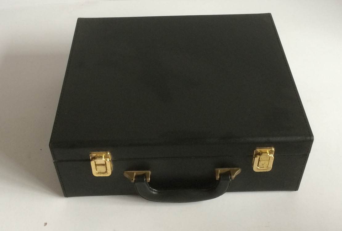 厂家直销定做高档茶叶盒 皮质红酒包装盒 证件收纳礼品盒