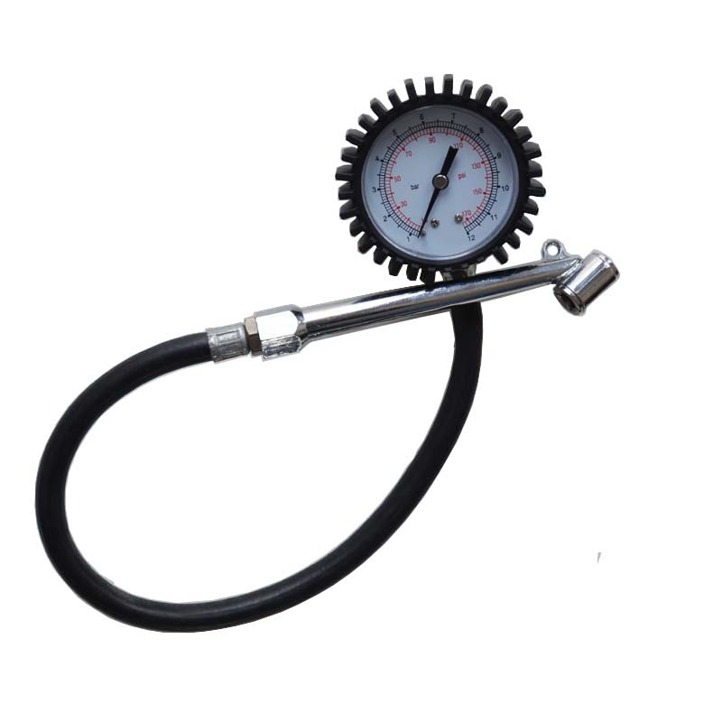 轮胎气压表 机械式软管胎压计 数字显示胎压表 轮胎压力表