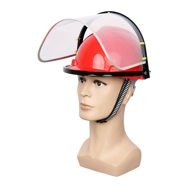 支架面罩防护安全帽防飞溅冲击透明面具头盔面屏厂家货源护脸