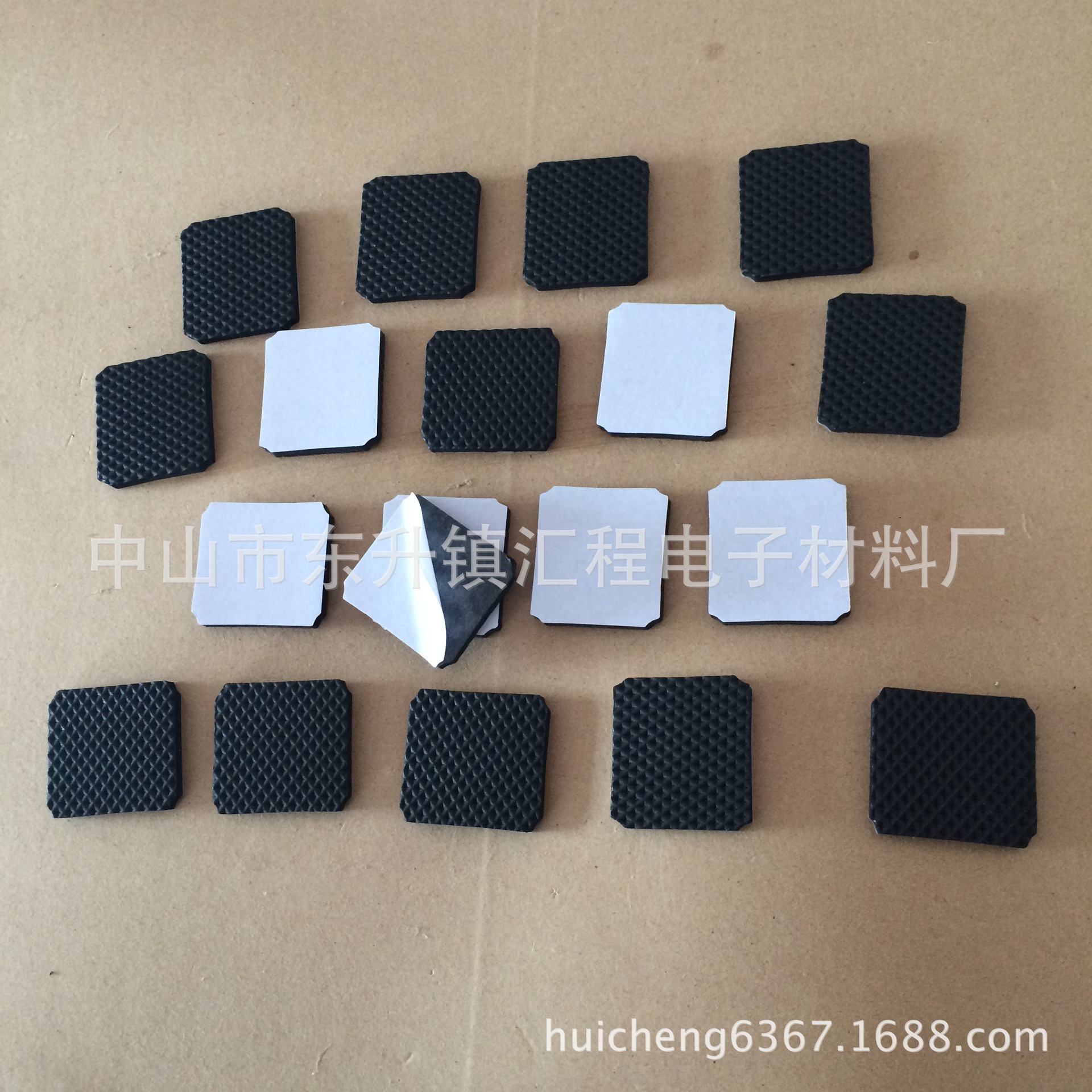 厂家供应家具压纹EVA防滑脚垫 自粘泡棉防震垫  免费拿样