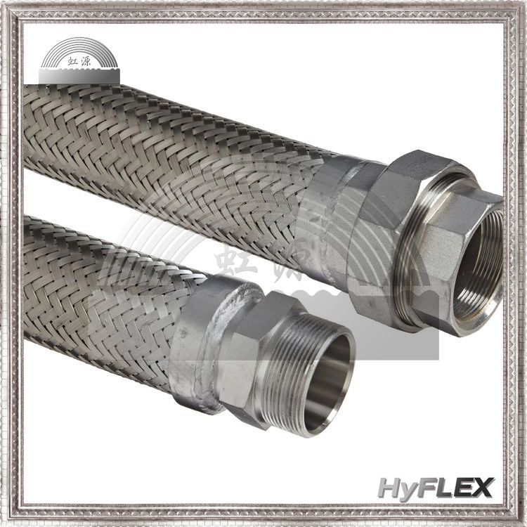 金属软管 不锈钢波纹软管 内丝由任组合接头 六角外丝螺母 耐高压