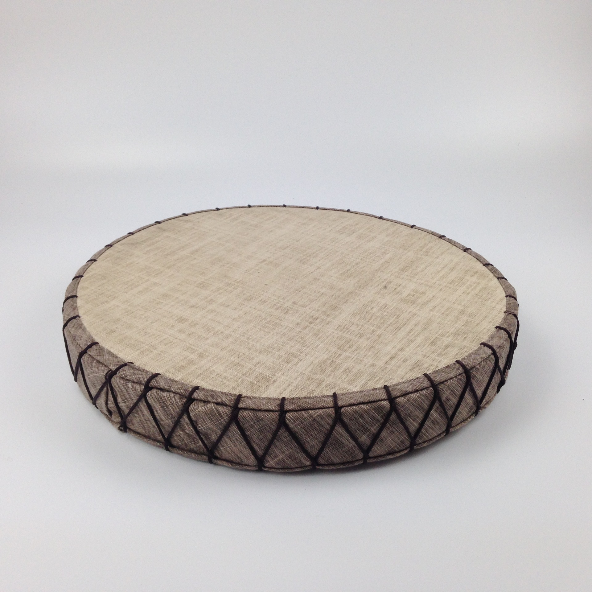 加厚苎麻夏布手工布艺蒲团坐垫田园椅垫座垫棉麻防滑垫椅子餐椅