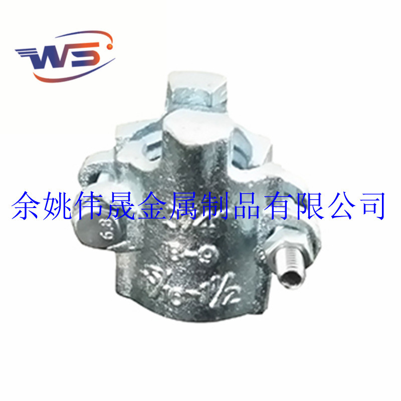 蒸汽胶管管夹 空气管接头抱箍 碳钢镀白锌管束 双螺栓重型管卡箍