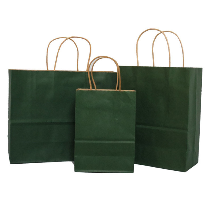 黄牛皮纸手提袋 快餐店打包袋批发果干小包装食品级