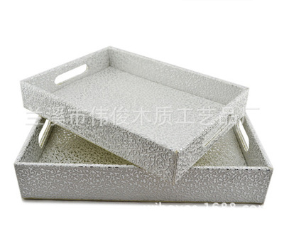 厂家专业生产高档皮质酒店托盘 酒店餐厅水果酒具托盘