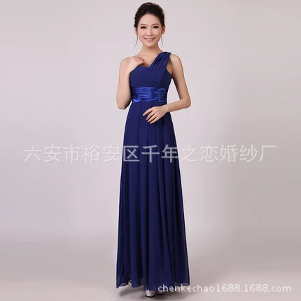 Свадебное платье, длинное платье подружки невесты, одно плечо, вечернее платье, браслет, без спинки, оптом