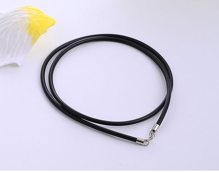 8g Weight Rope Jewelry Making Type DIY Jewelry Accessories Classification 1 Piece Quantity Pu Leather Material Solid Color Pattern Plating Design Hip-Hop, Retro Style 1 Piece Pu Leather Jewelry Accessories