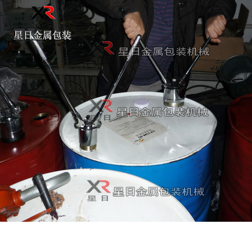 Iron drum capping device 200L Drum Cover Metal sealing machine