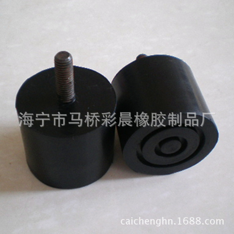 厂家专业定做橡胶机脚 橡胶 减震器 橡胶包螺丝减震器 橡胶制品