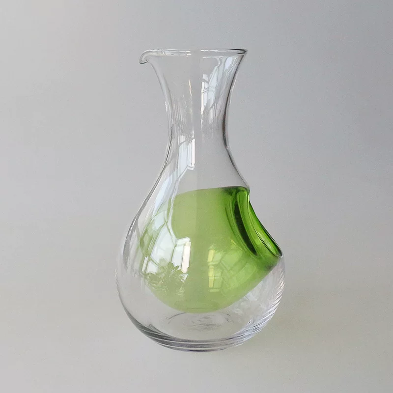 Transparent glass creative pocket flask, design wine decanter