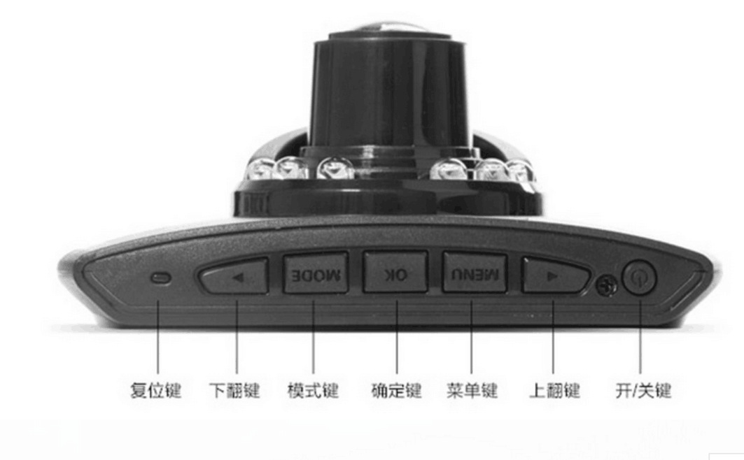 FHD1080P high-definition dash cam, wide-angle night vision, loop recording, mini car camera