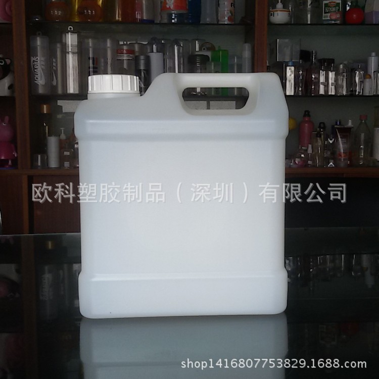 厂家直销加厚15L 5L塑料瓶  方形食品包装桶 周转桶  可加工订做