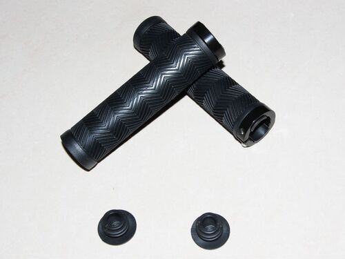Bicycle one-sided lockable straight handlebar cover mountain bike rubber soft handlebar cover cycling accessories