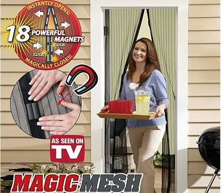 magic mesh European and American Thermal Magnetic Anti-mosquito magic Door Curtain Automatic Closing Curtain Door Curtain Anti-mosquito Door Curtain