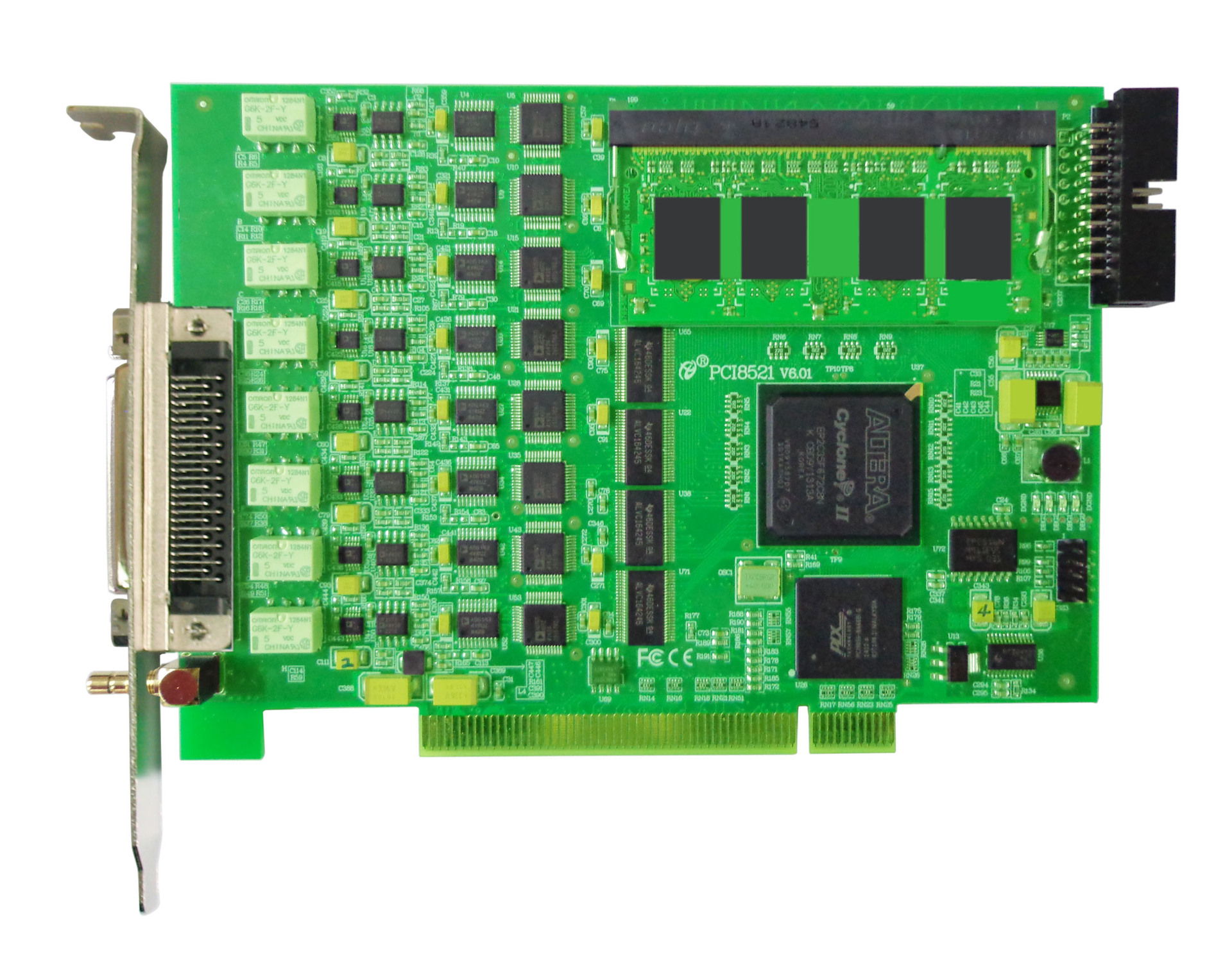 PCI8521 16位 10Hz～1MHz 8 通道同步采集