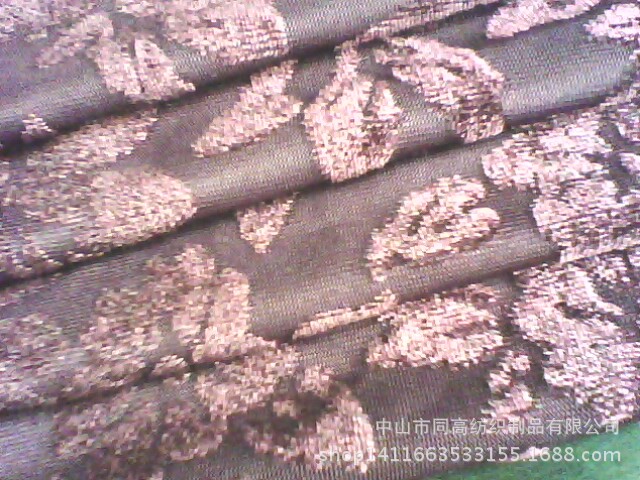 中山厂家生产提花CVC剪绒布 密丝绒 纯涤天鹅绒