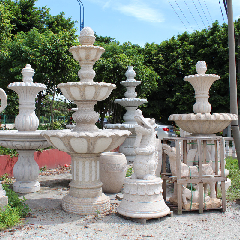 厂家批发石雕大象吉祥如意大理石母子象汉白玉大象雕塑