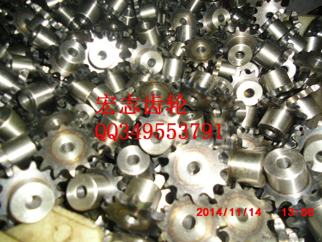 新款上市 双排圆环齿轮链轮 正品刮板机不锈钢链轮