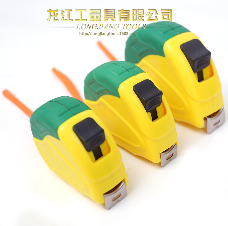 五金店货源供应ABS新料抗刷包娇尺壳钢卷尺 家用装修工具 批发