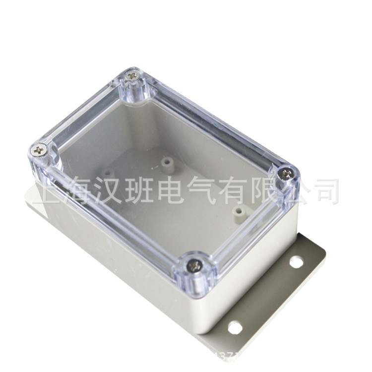 塑料电子接线盒太阳能光伏接线盒 计量接线盒100*68*50带固定耳