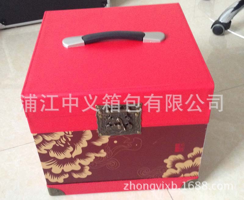 厂家出品新款节日礼盒 仿古月饼盒酒水茶叶月饼包装礼品盒皮
