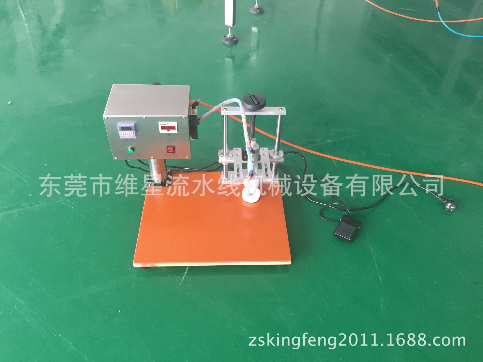 半自动压盖机防盗盖气动压盖机无螺纹压盖机小型压盖机
