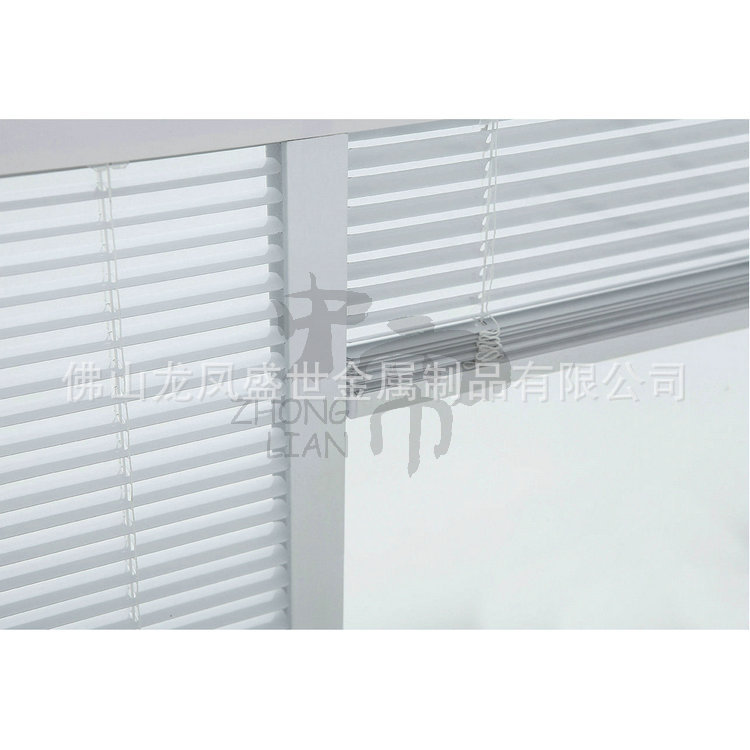 Manufactor Direct selling double-deck Glass partition Louver Office Glass partition wall aluminium alloy High compartment