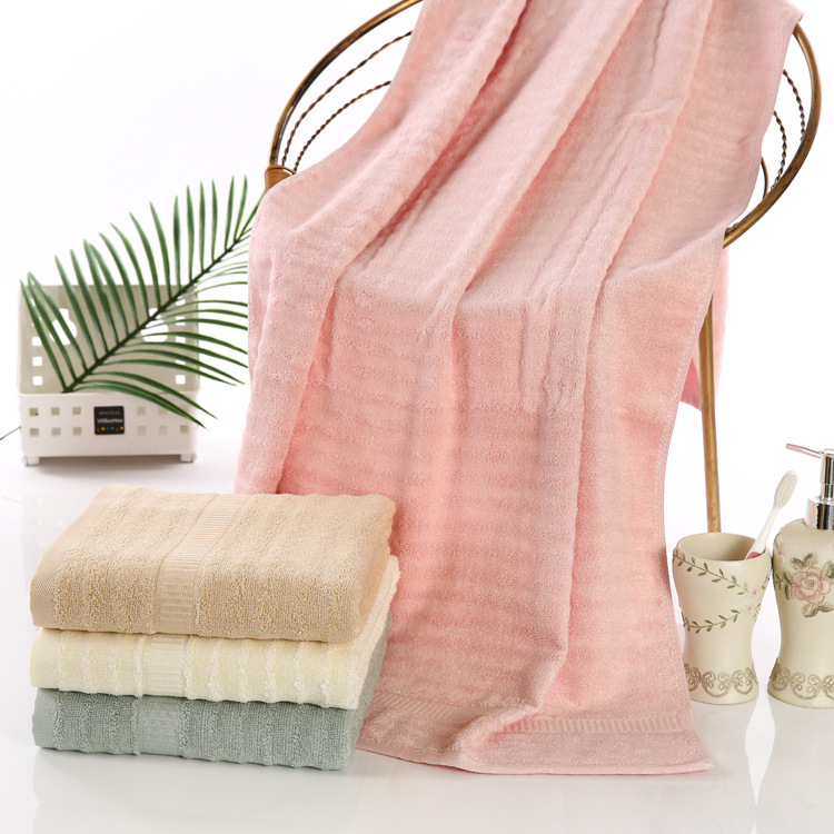 厂家竹纤维70*140加厚加大成人婴儿童柔软竹纤维浴巾批发一件代发|ru