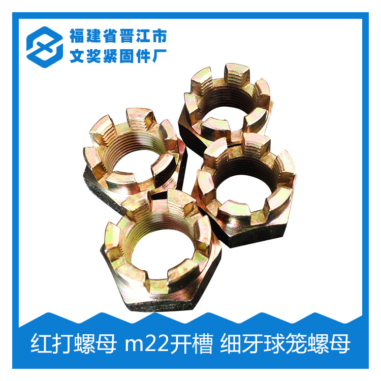 球笼螺母 0834 0401   各种开槽螺母