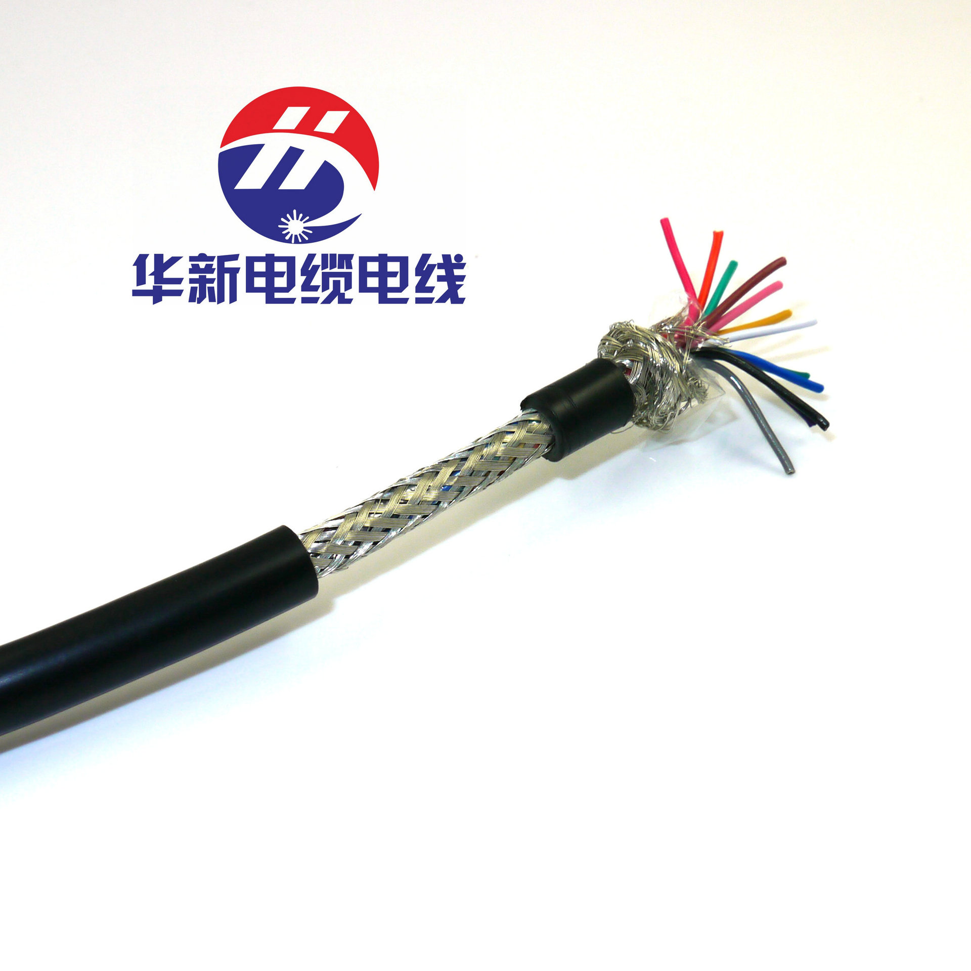 现货批发 UL2464 12X24AWG透明铝铂多芯屏蔽线 多芯缠绕屏蔽线