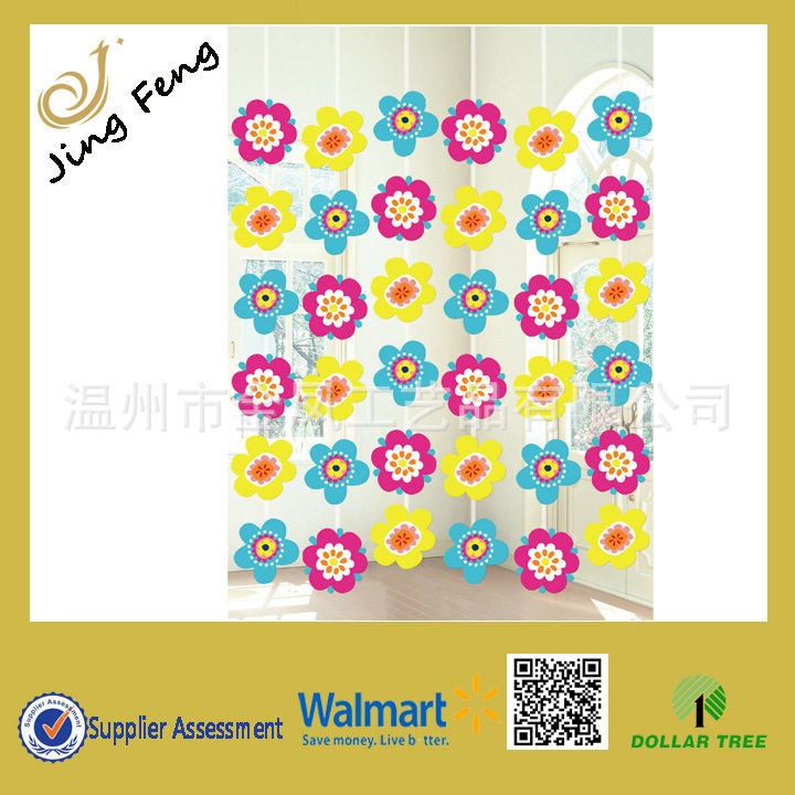 Supply foreign trade orders dollar tree Spring paper curtain party home party arrangement Supply foreign trade orders dollar tree Spring paper curtain party home party arrangement