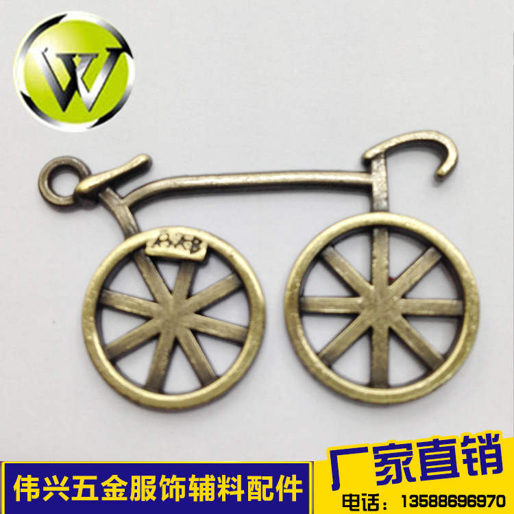 厂家批发辅料配件金属复古拉链头服装饰品箱包精美拉锁头金属拉链