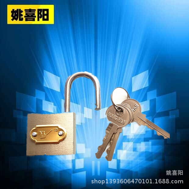 supply Hongyan Imitation copper padlock Small padlock Small lock Anti-theft padlock