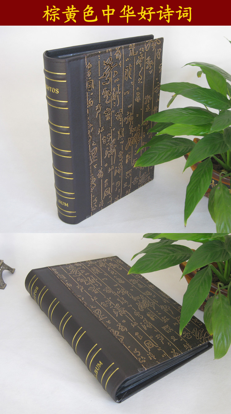 棕黄色中华好诗词