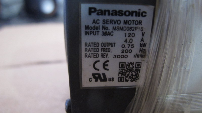 台州信达 二手松下电机 MSMD082P1S  保修三个月 询价