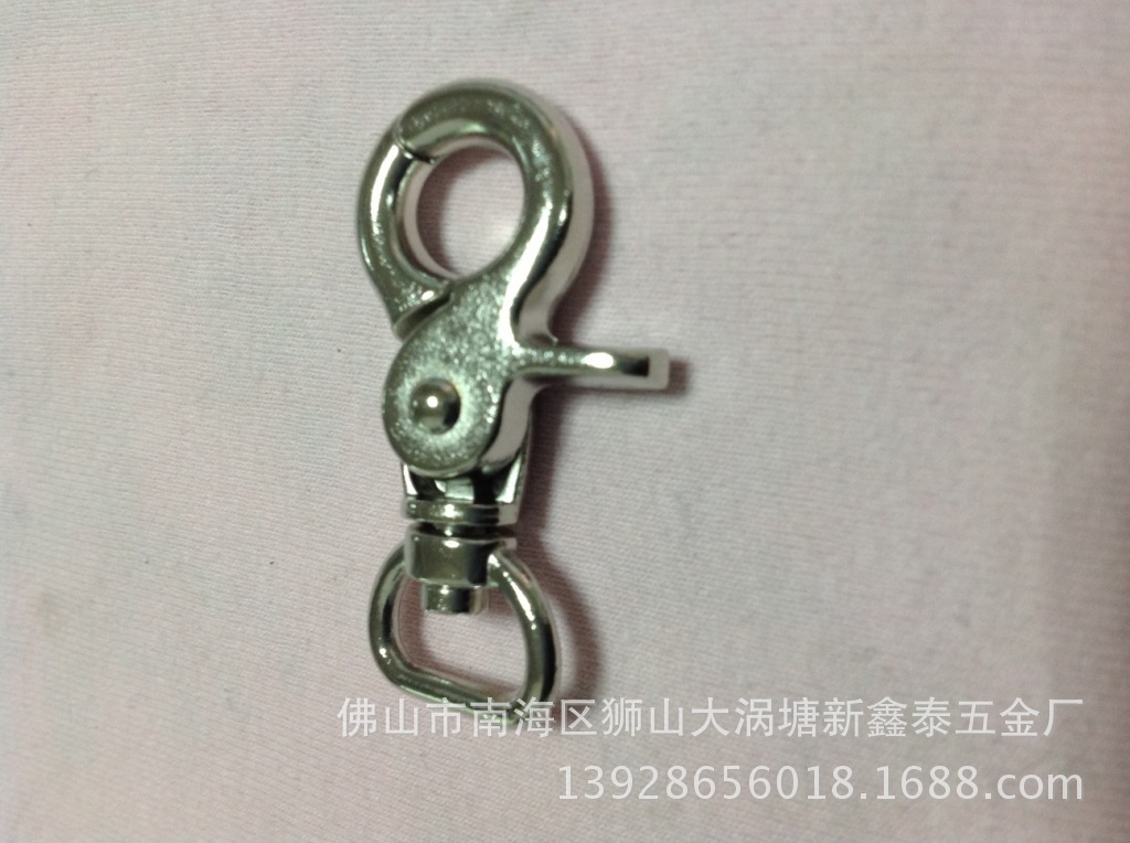 厂家直销 锌合金狗扣 勾扣 手袋箱包五金配件  4分钳扣    162#