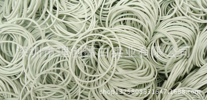 橡皮筋橡皮圈 白色 魔术橡胶圈牛皮筋发饰 直径30mm 发圈捆绑扎带