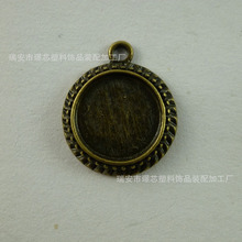 �Ͻ� Բ�ιҼ� ������� 24*20mm ʯ�ⱦʯDIY��� JXO10623