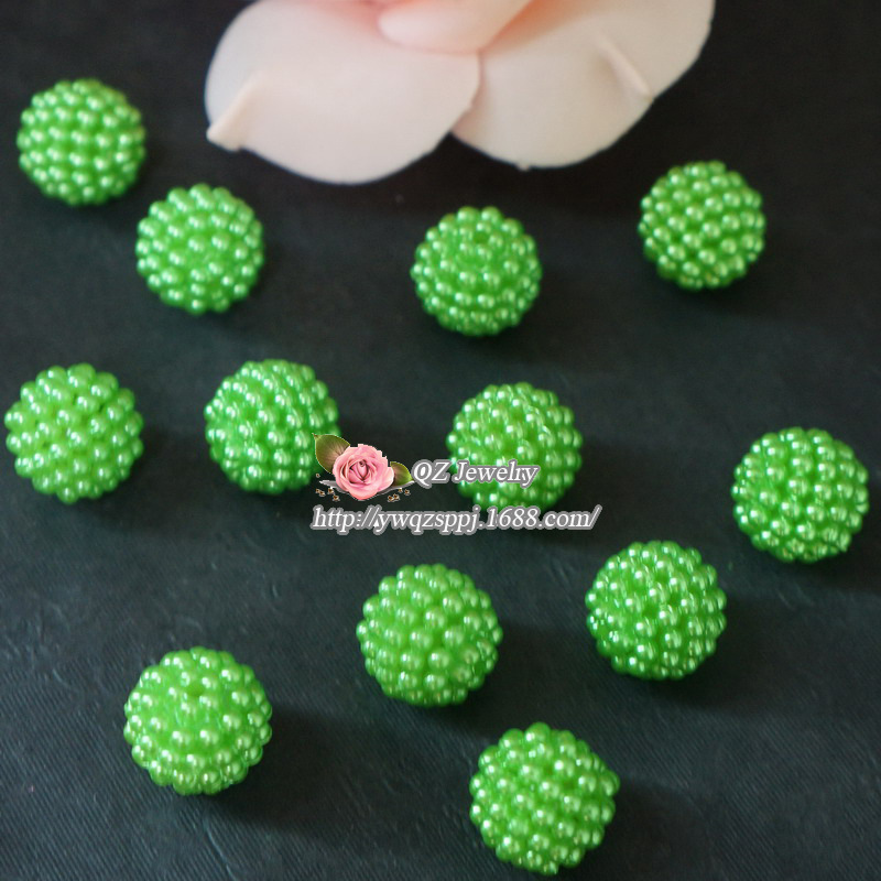 Wedding bride's wedding accessories, flower balls, bayberry beads, detachable ABS starry sky imitation pearl color ball accessories manufacturer detail image 12