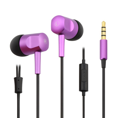 dairle Macaroon Metallic color In ear drive-by-wire Dedicated headset Metal headset Wired Bass High quality