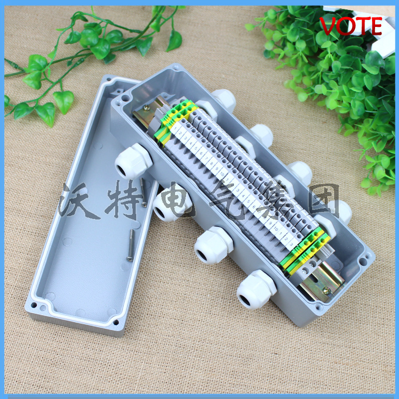 250*80*60 铸铝按钮盒 防水接线盒电源分线盒 防水防溅盒